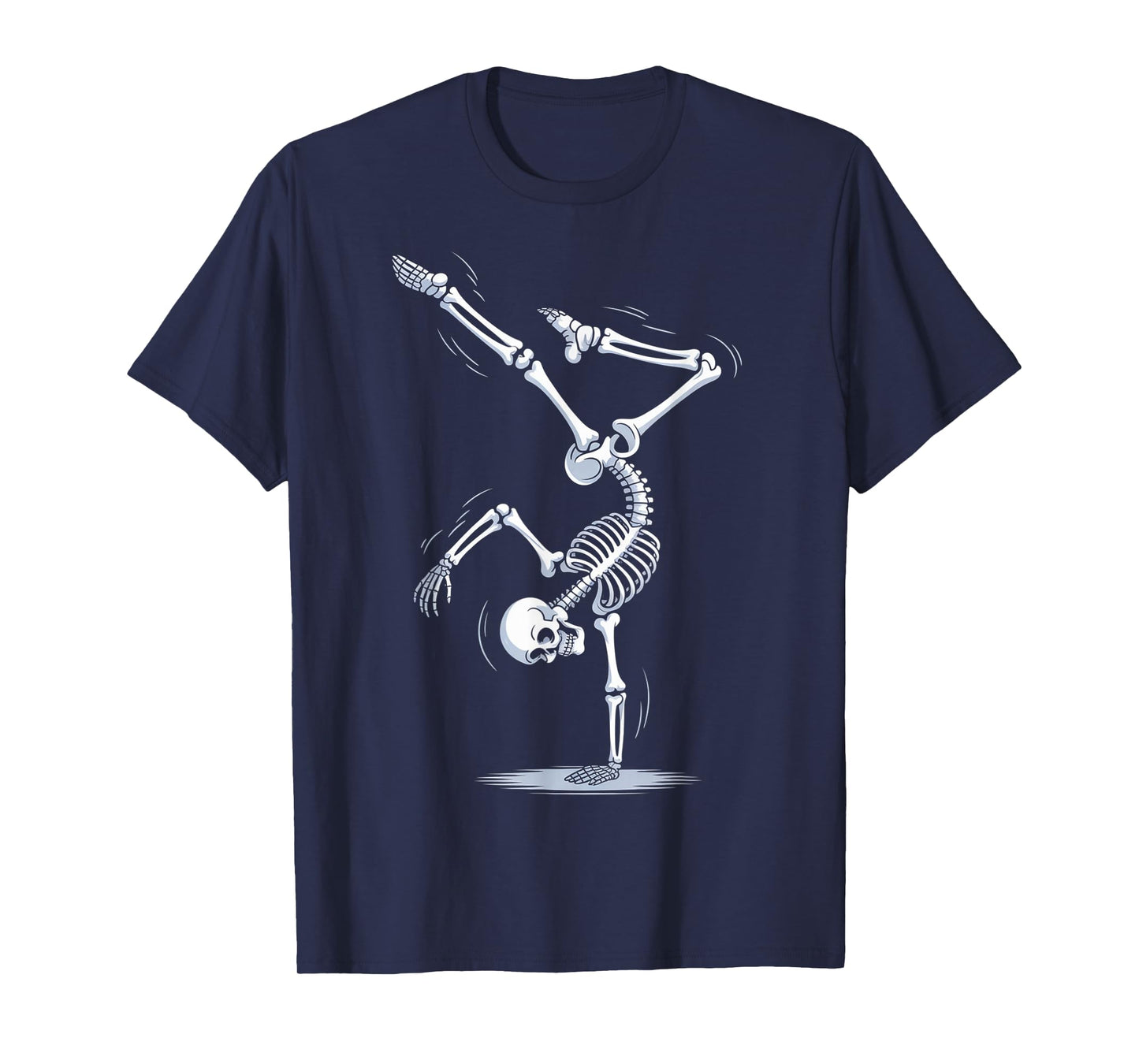 Breakdancing Skeleton Halloween Street Dance Gifts T-Shirt