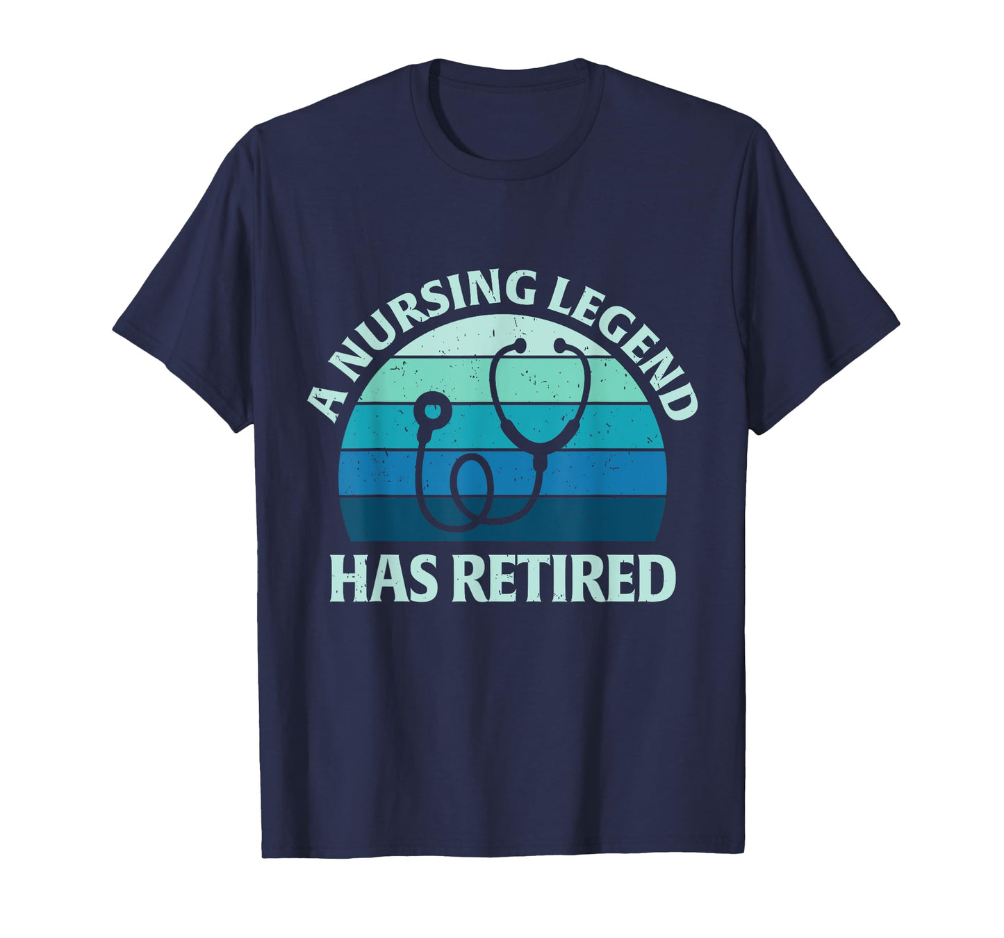 A Nursing Legend Has Retired Retro Style Women Retirement T-Shirt