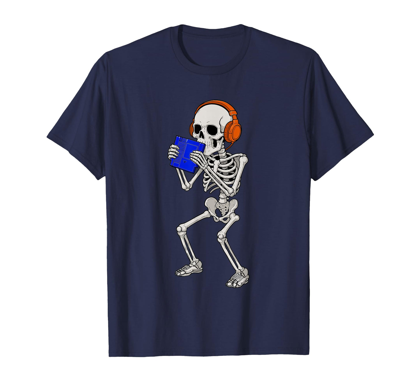 Halloween Skeleton Gamer Video Gaming Funny Skeleton Gaming T-Shirt