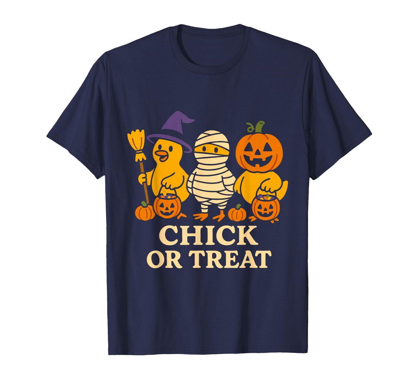 Chick or Treat Spooky Cute Halloween Humor T-Shirt