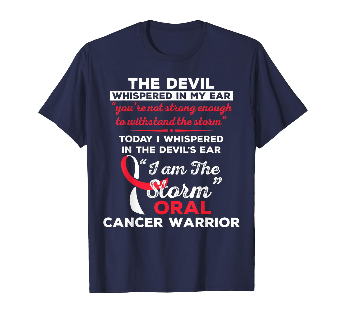 I Am the Storm Oral Cancer Warrior T-Shirt T-Shirt