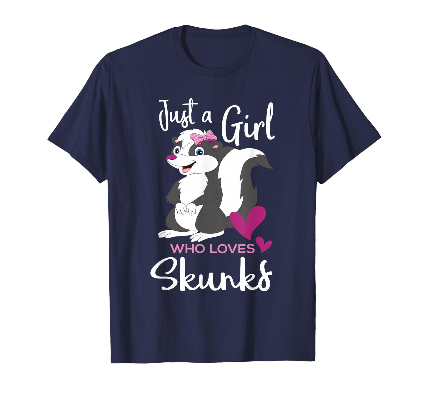 A Girl Who Loves Skunks - Skunk Lover Zookeeper Zoologist T-Shirt