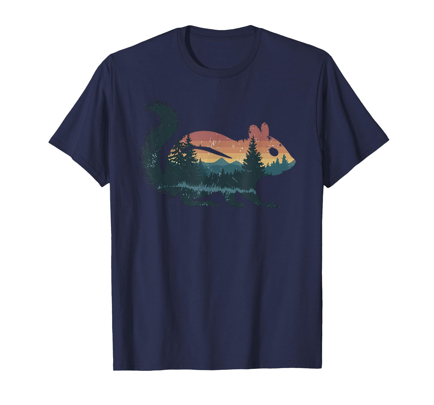 Chipmunk Hunting Hiking Outdoor Camping Forest Men Women T-Shirt