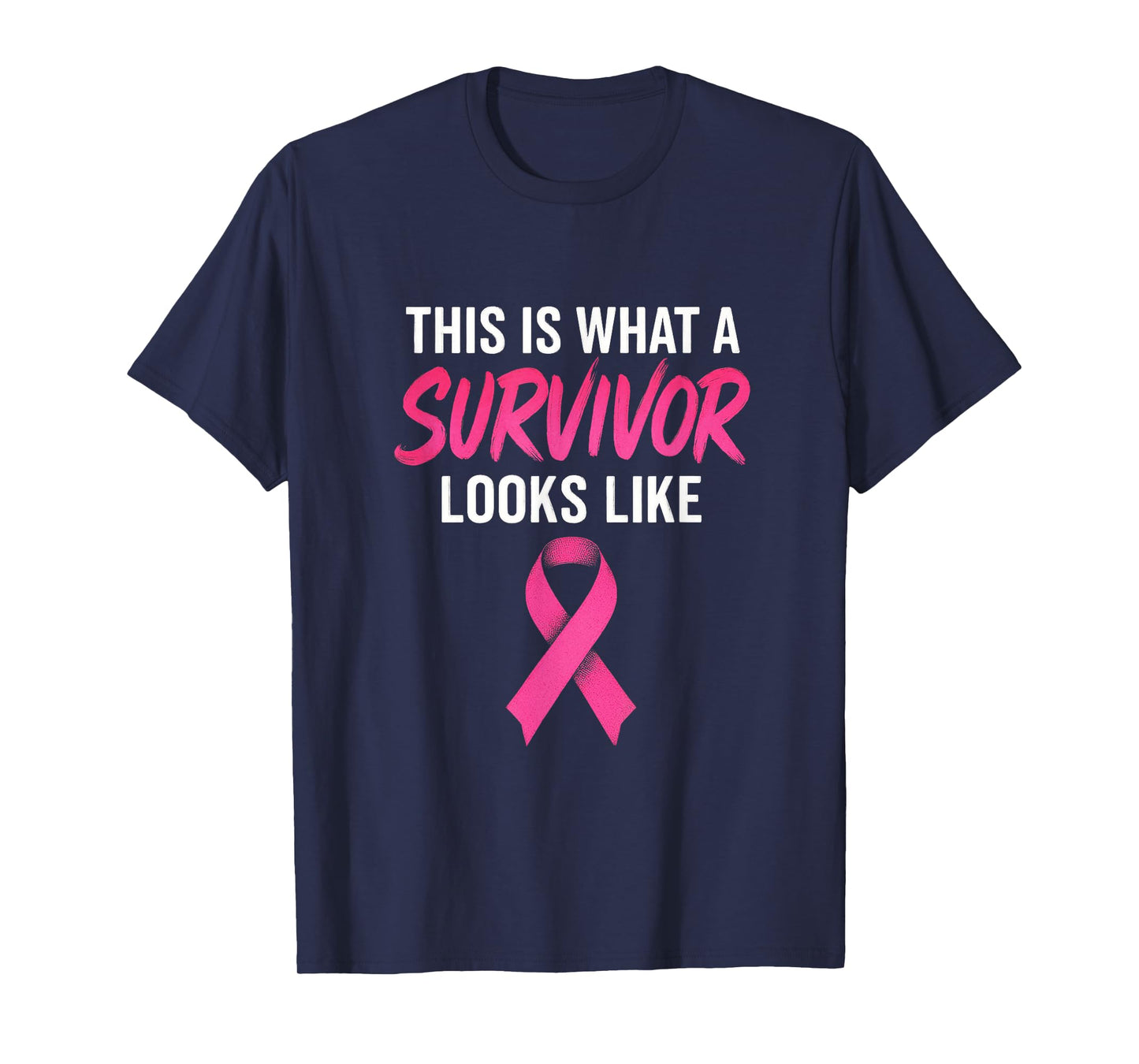 This is What A Survivor Looks Like - Breast Cancer Awareness T-Shirt