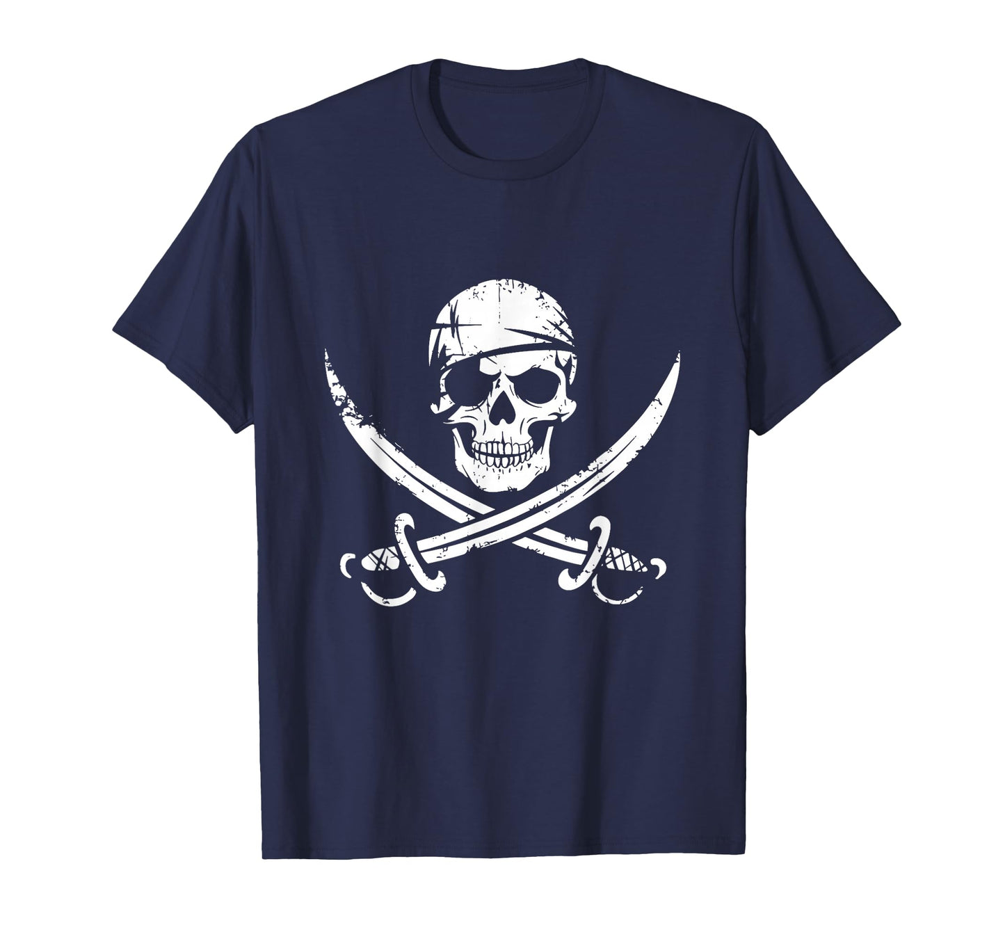 Pirate Skull and Crossbones Skeleton Halloween for Kids Boys T-Shirt