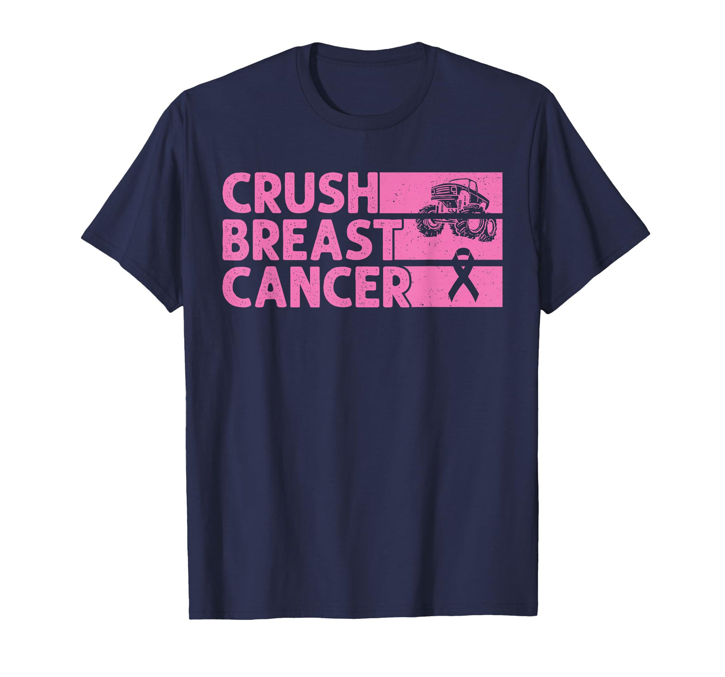 Crush Breast Cancer Awareness Women Men Boys T-Shirt
