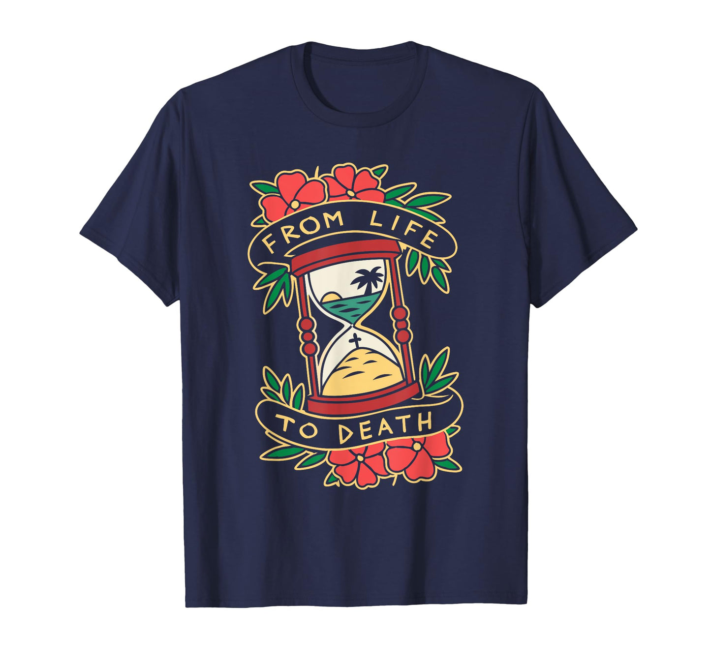 From Life to Death Symbolic Hourglass T-Shirt