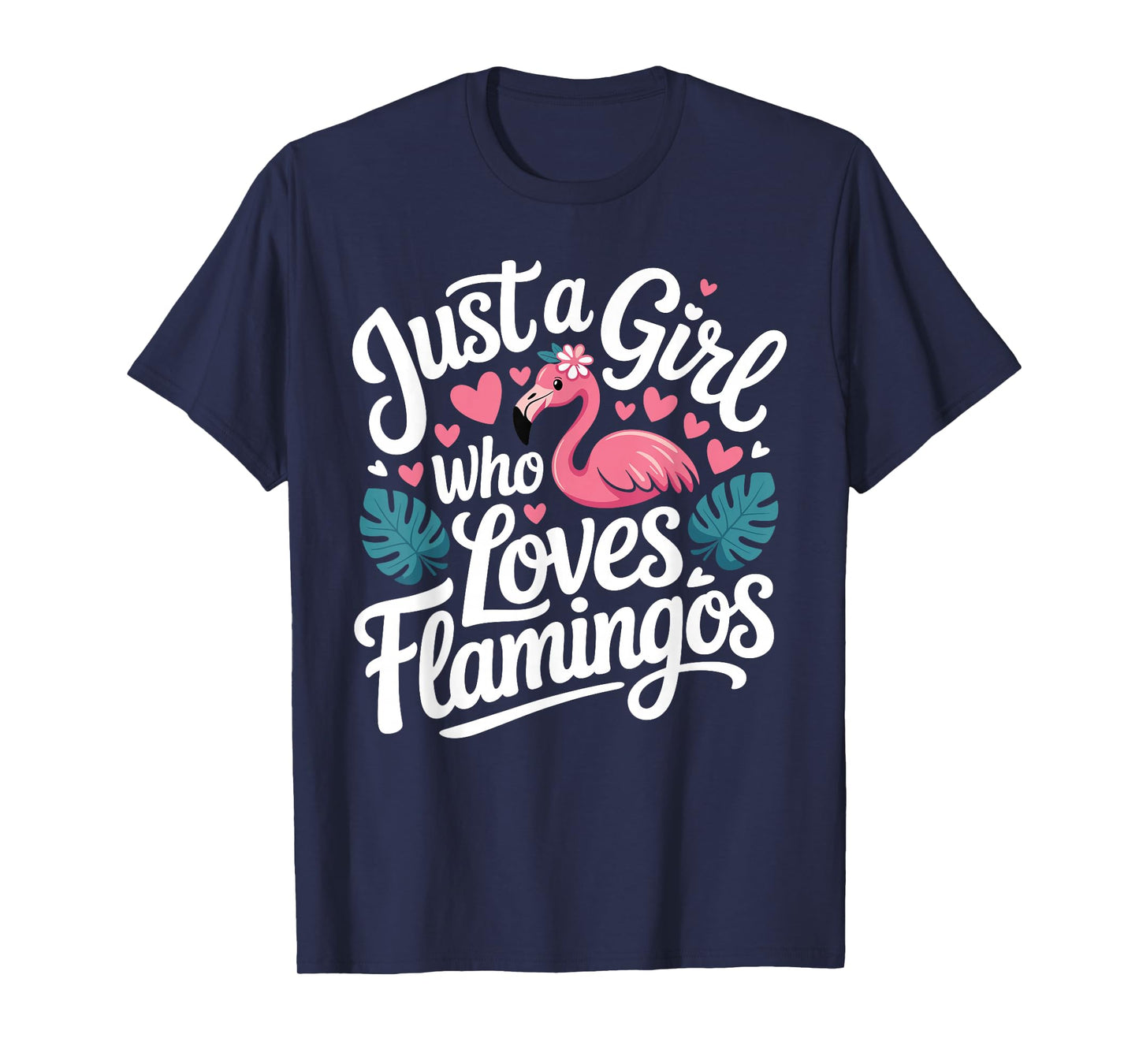 Flamingo Art for Women Girls Zoo Pink Bird Flamingo Lovers T-Shirt