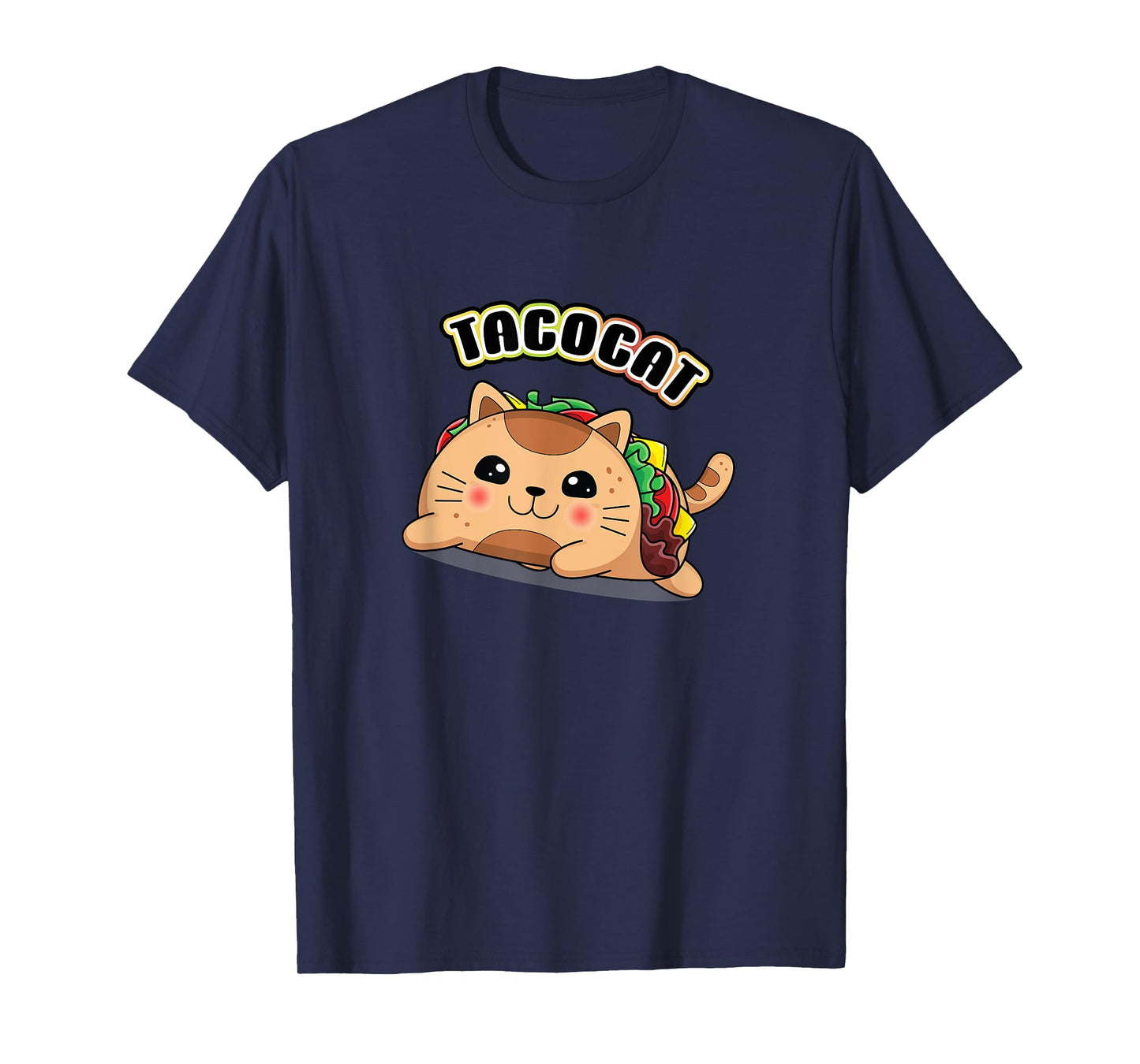Taco Cat Lovers T-Shirt, Small, Black