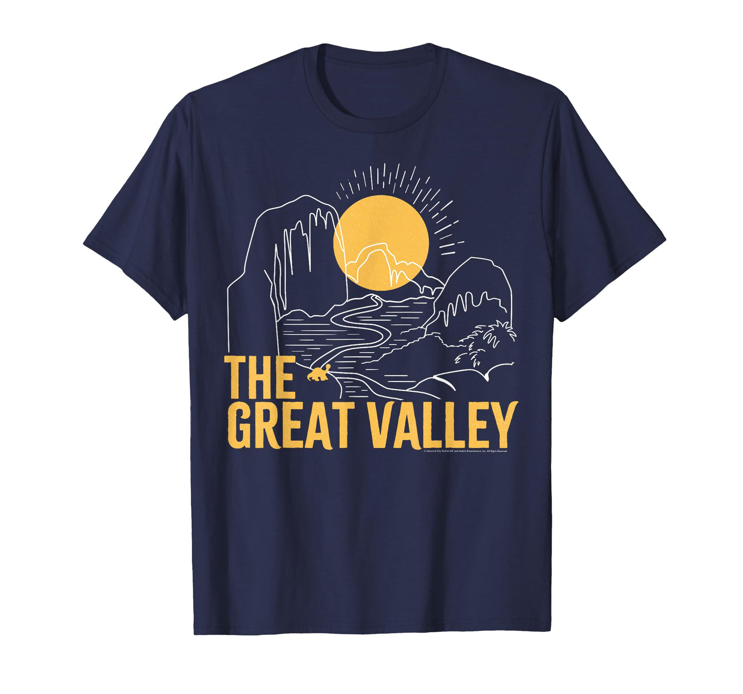 Land Before Time Sunrise Over The Great Valley T-Shirt
