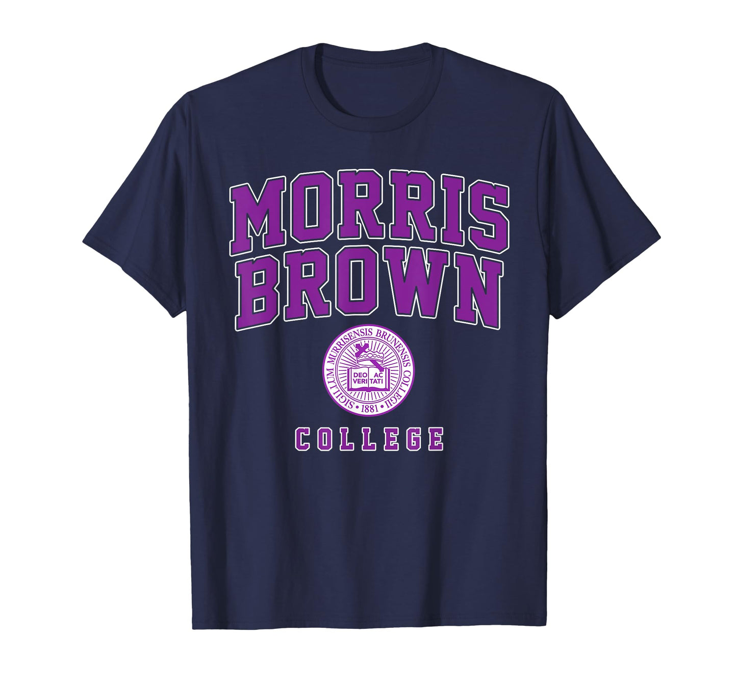 Morris Brown College Arch Vintage Sports Design Men Women T-Shirt