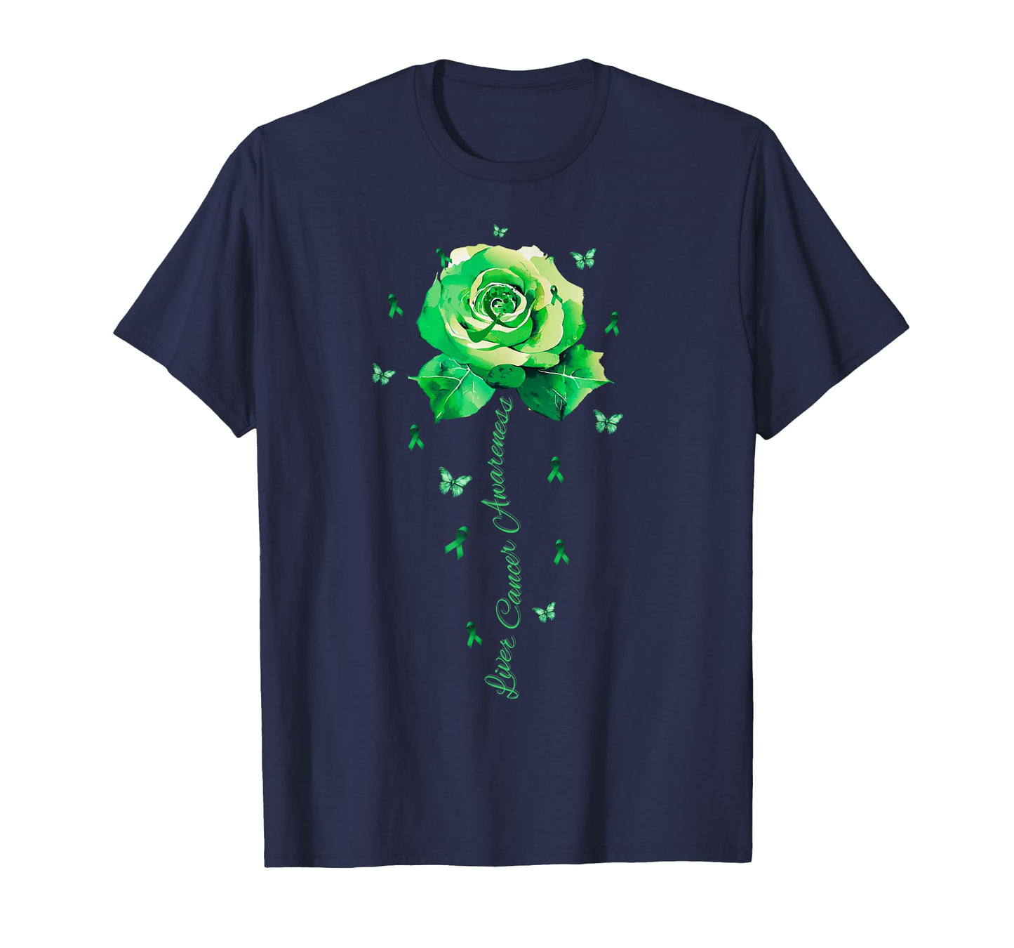 Flower Liver Cancer Awareness Shirt T-Shirt