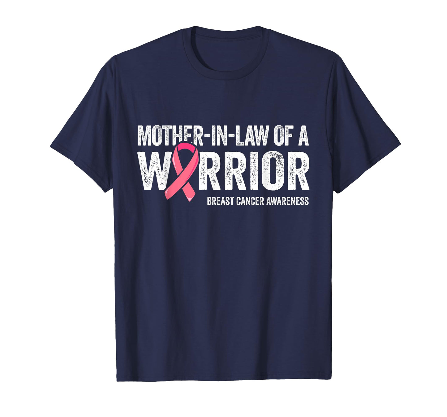Mother In Law Of A Warrior Shirt, Women Breast Cancer T-Shirt