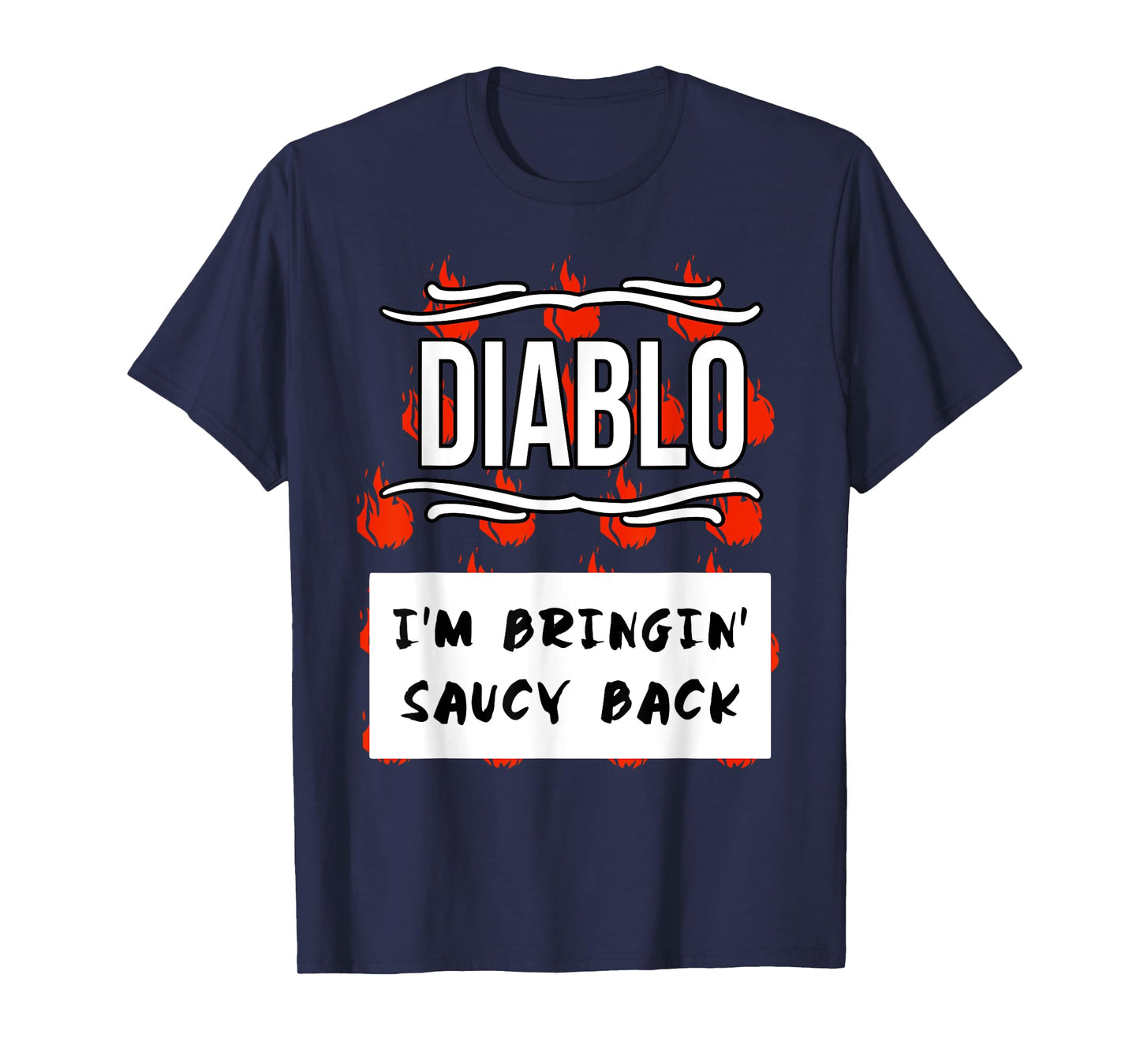 HOT SAUCES Group Halloween Costumes Taco DIABLO SAUCE T-Shirt