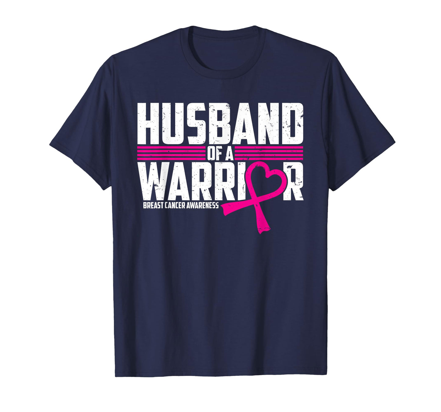 Breast Cancer Awareness Husband of Warrior Pink Tee T-Shirt