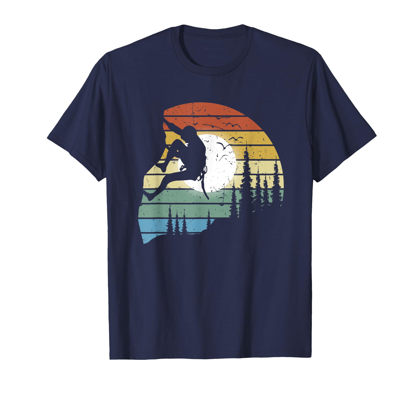 Vintage Climbing Bouldering Rock Climber Climbing T-Shirt