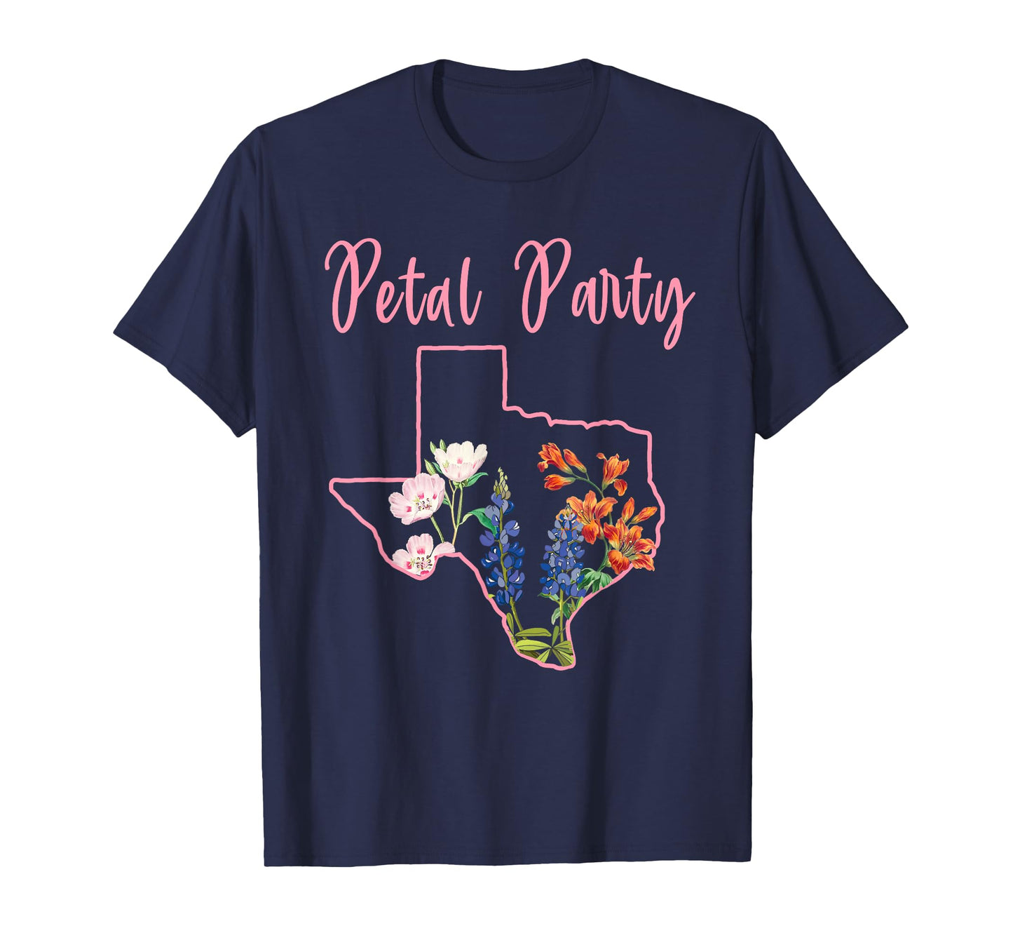 Wildflower Fields Wildflowers Bluebonnet Texas Spring T-Shirt