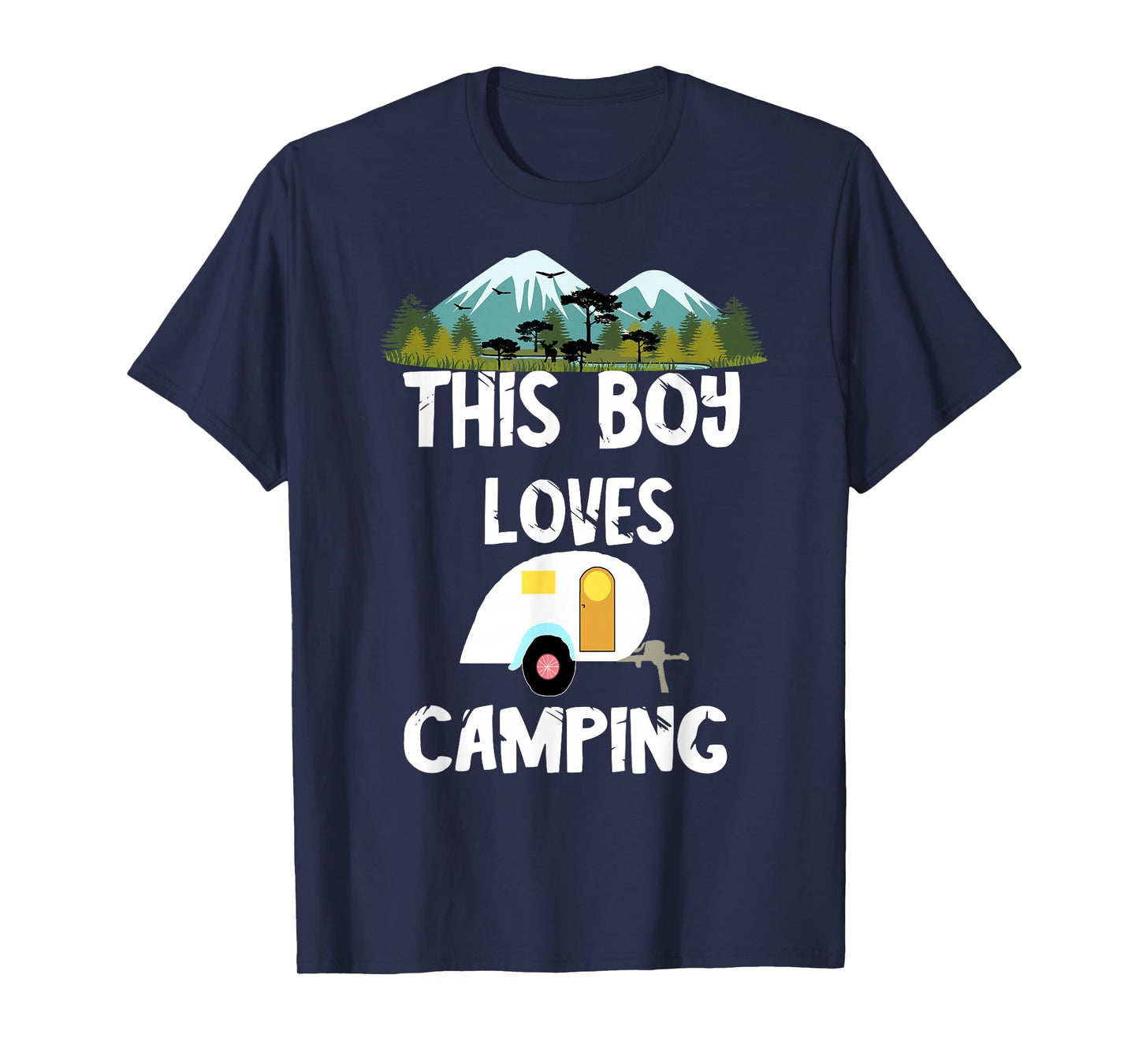 Camping Boy Camp Camper Camping Adventures Camping Lovers T-Shirt