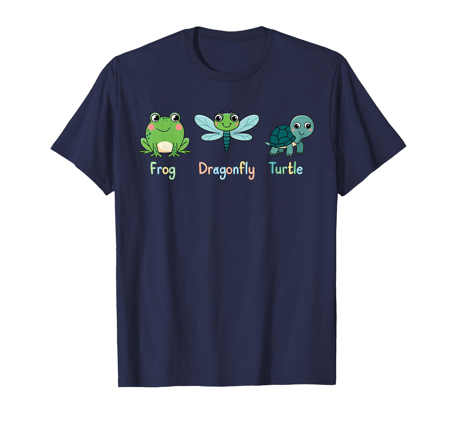 Subtle Political Humor Frog Dragonfly Turtle T-Shirt