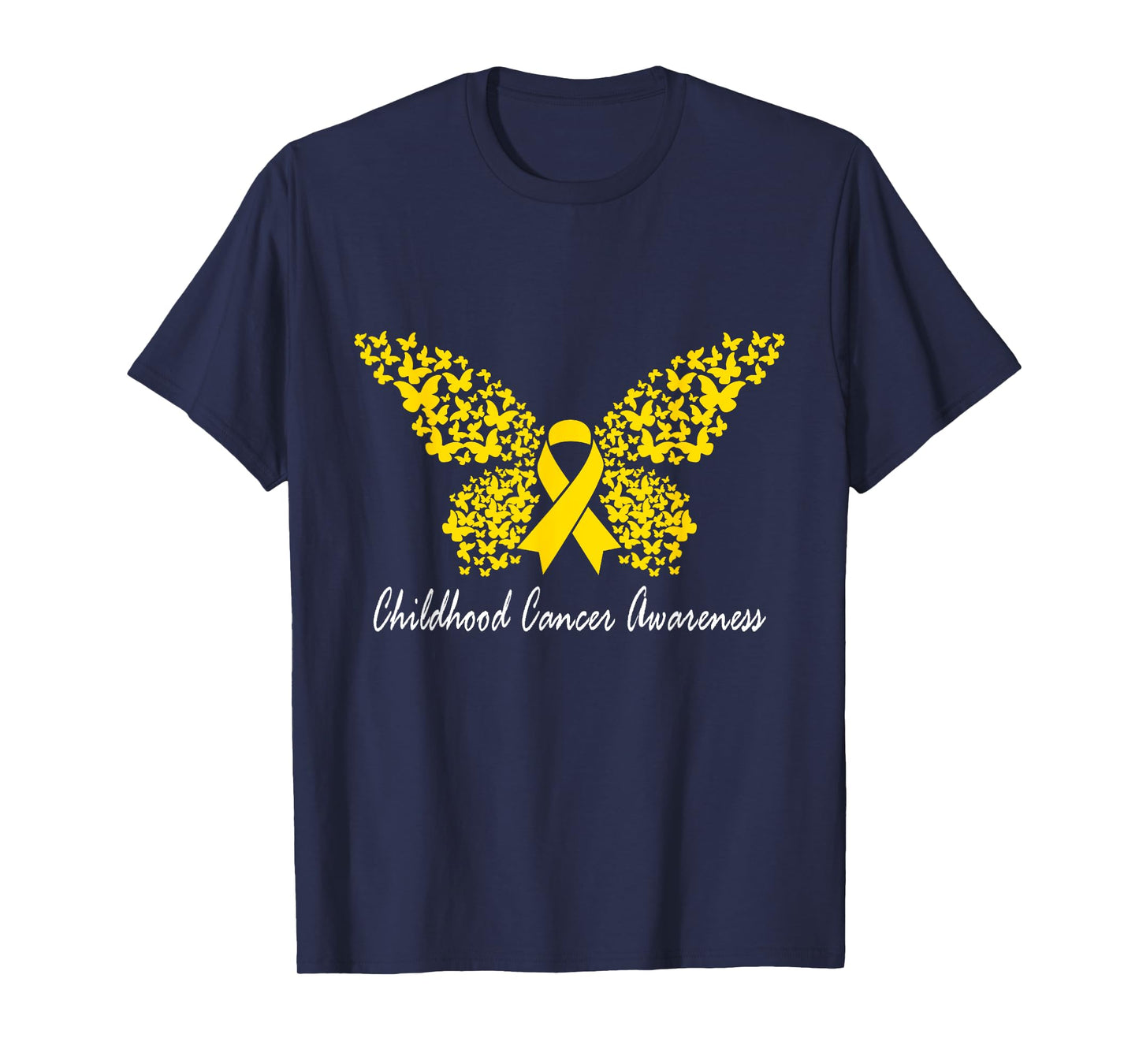 Childhood Cancer Awareness Butterfly T-Shirt