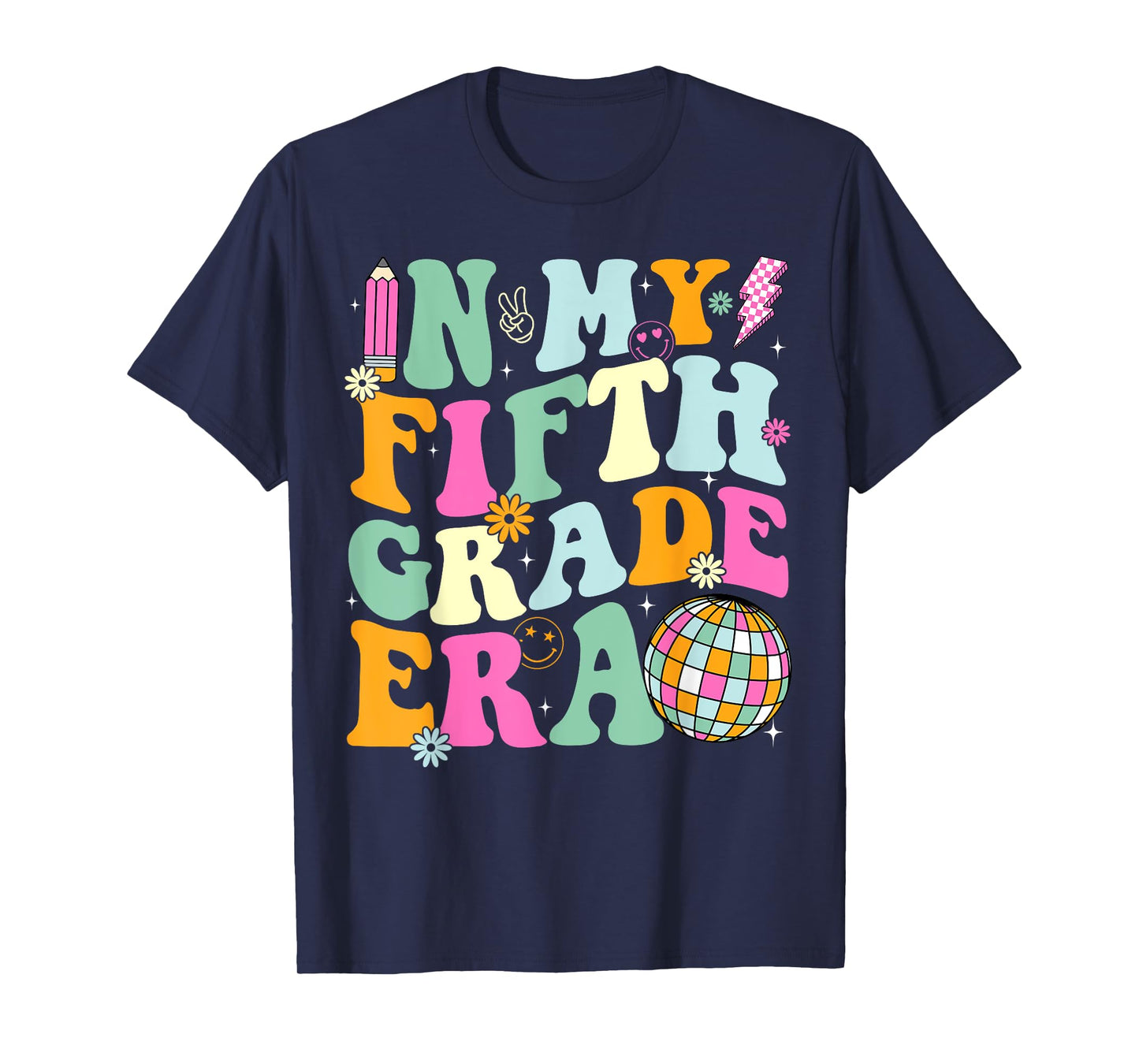 In My Fifth Grade Era Back To School 5th Grade Teacher T-Shirt
