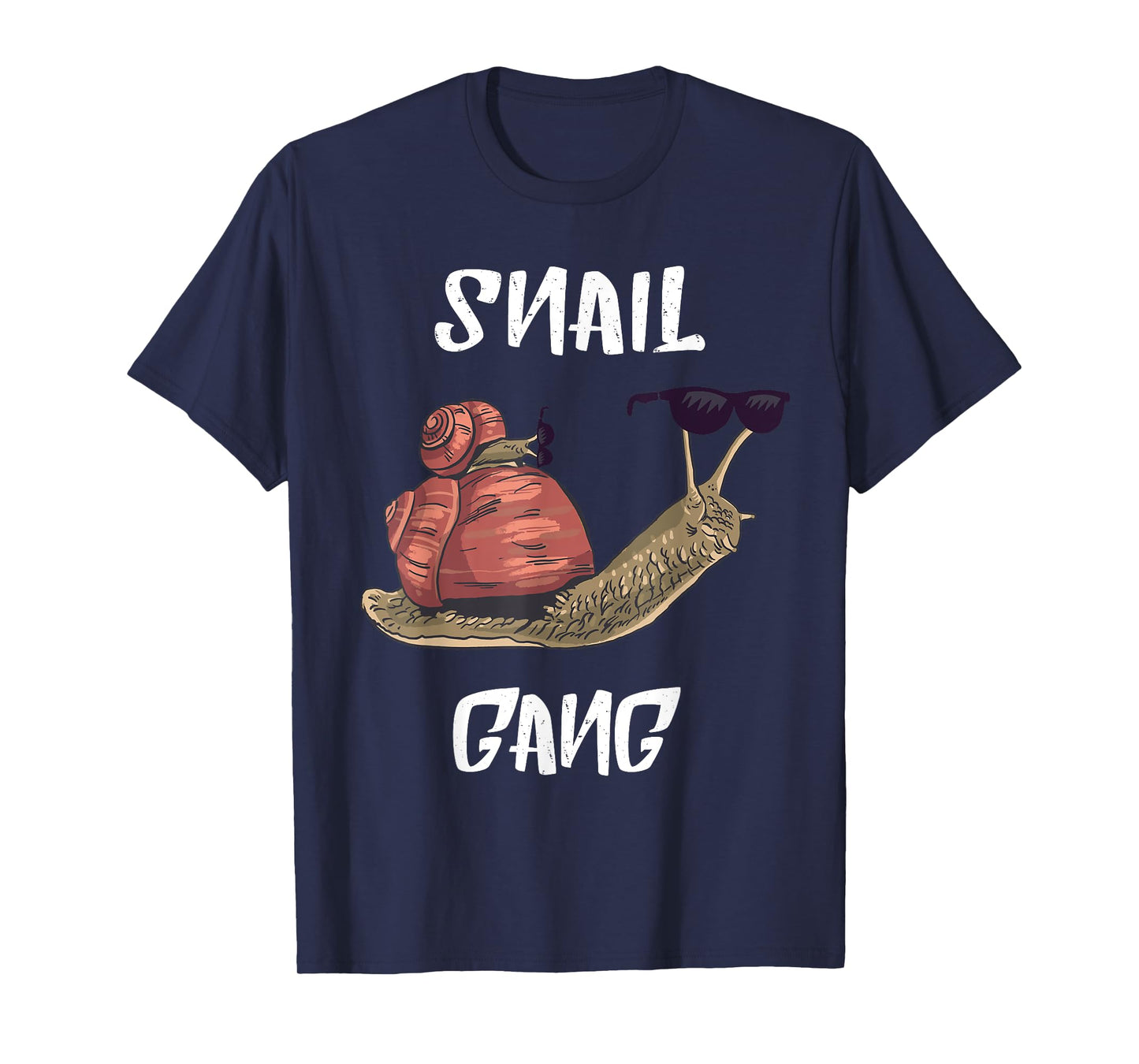 Snail Gang Sunglass Mollusk Snail Shell Snails Lover Snail T-Shirt