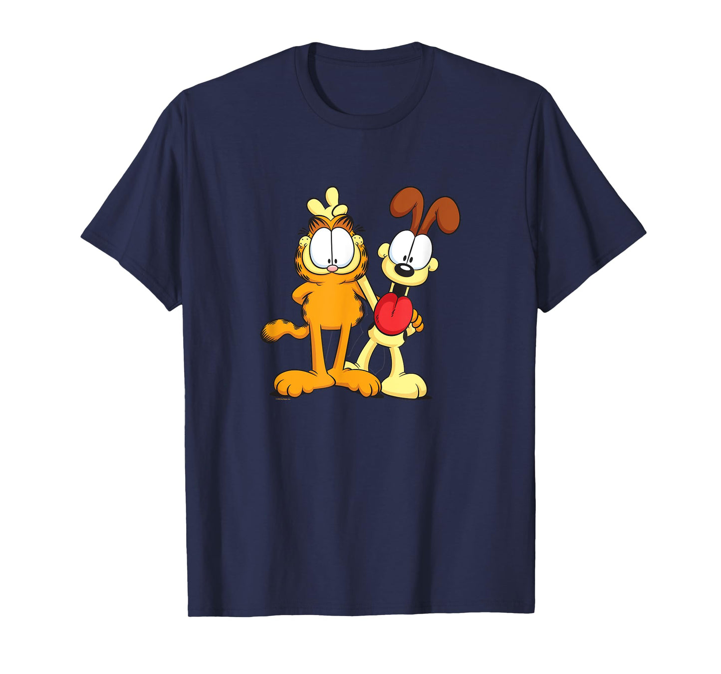 Garfield Classic Odie Smiling Happy Photo Pose Bunny Ears T-Shirt