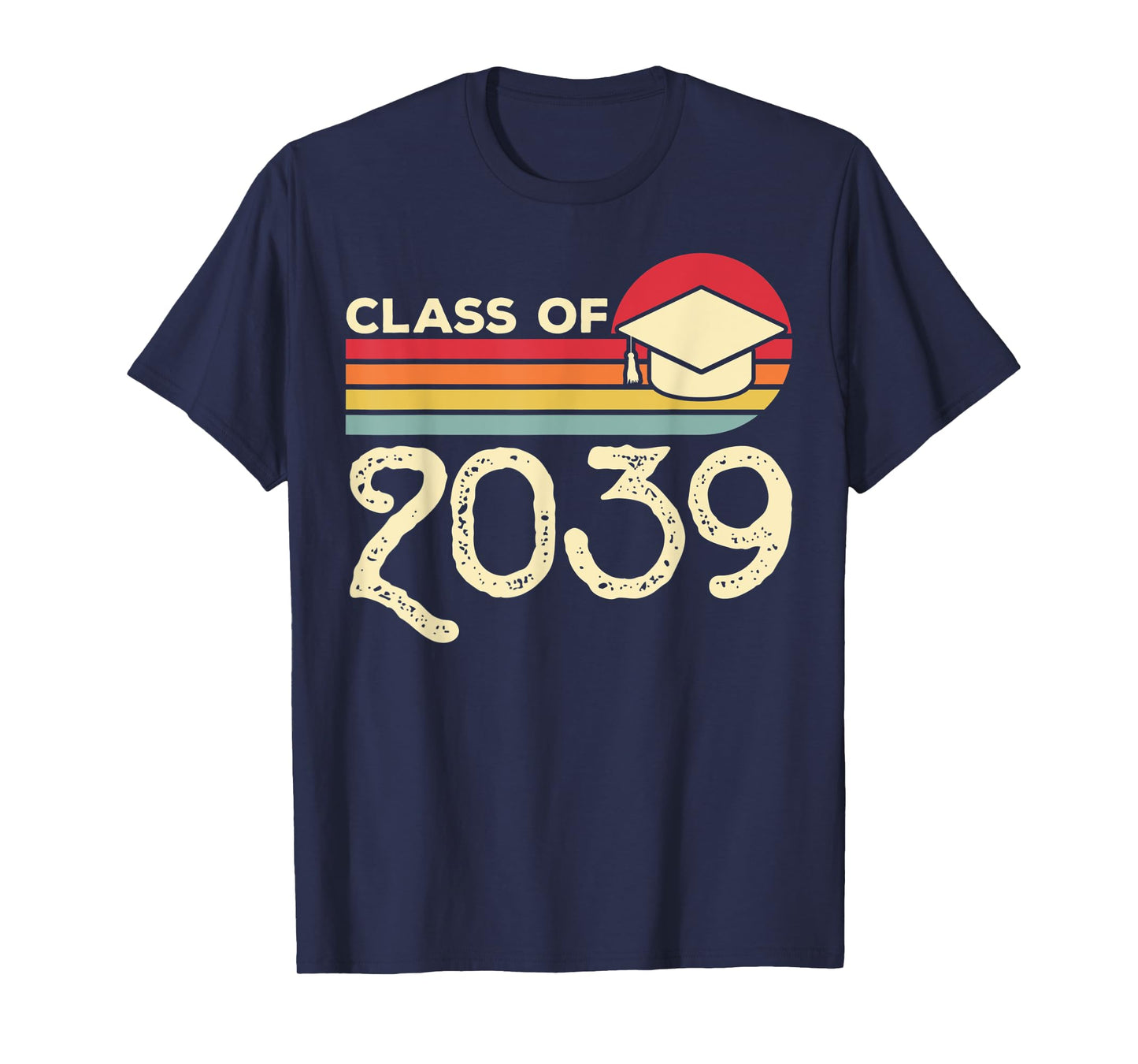 Class of 2039 Grow With Me Vintage Pre-K First Day of School T-Shirt
