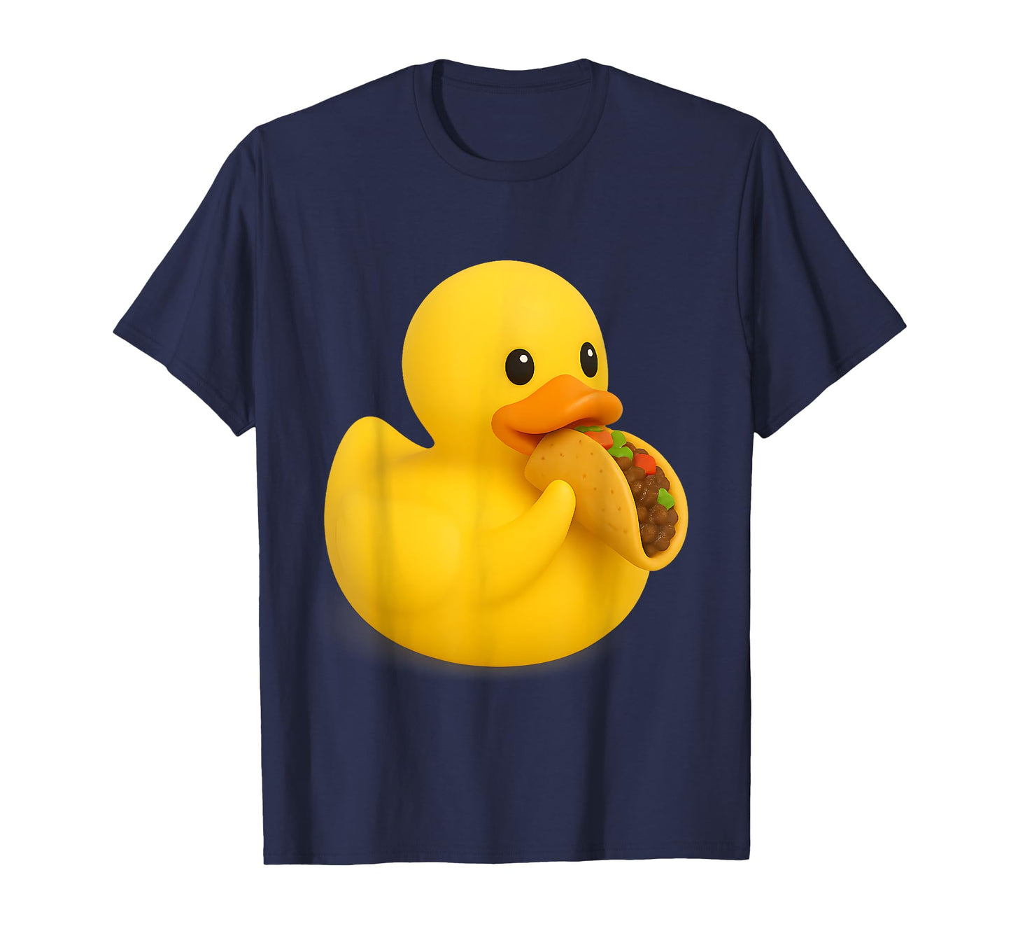 Rubber Duck Eating Tacos T-Shirt