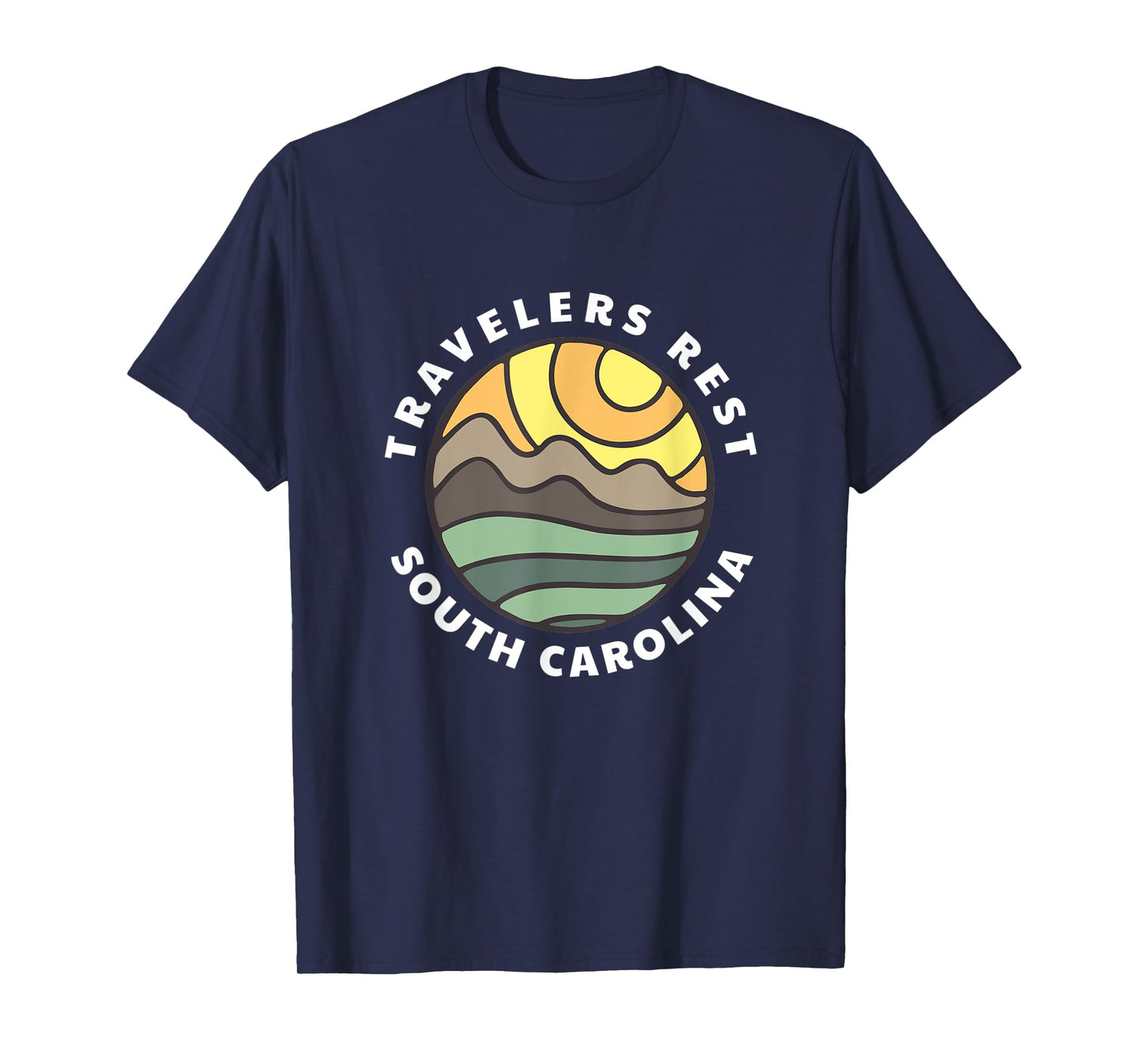 Travelers Rest South Carolina SC Mountain Vacation Souvenir T-Shirt