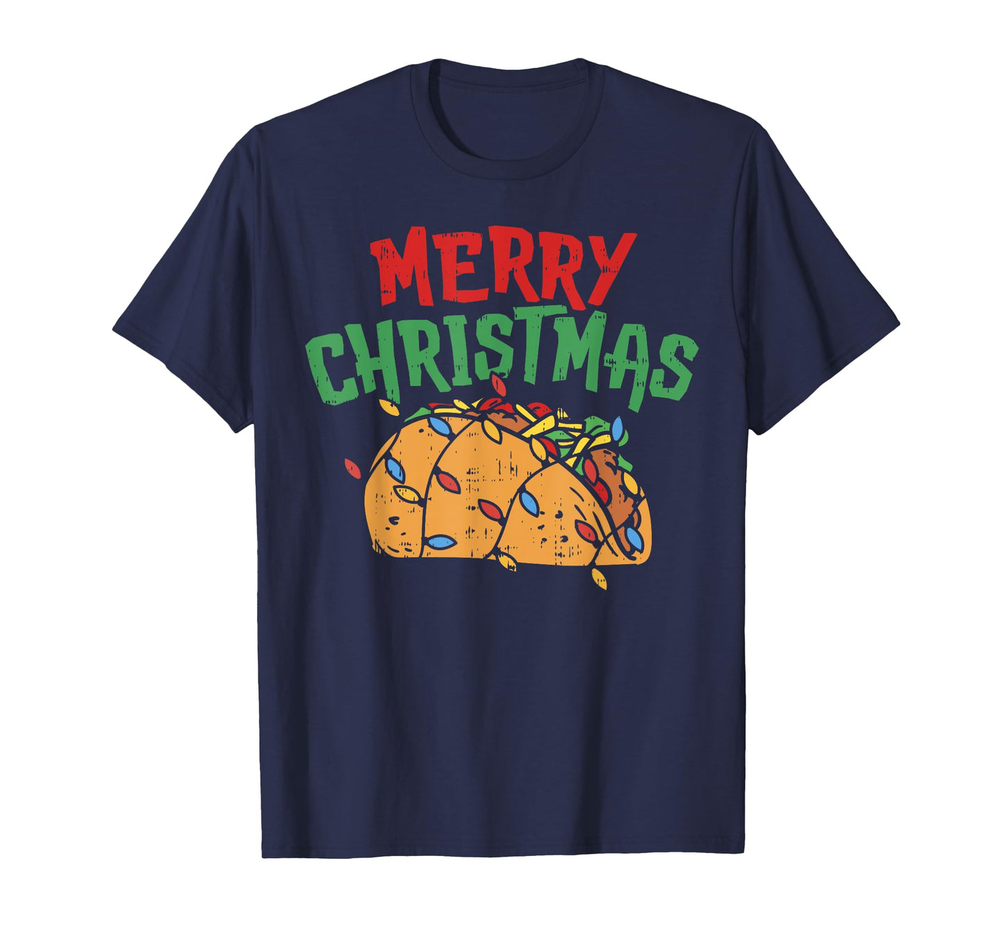 Merry Christmas Taco Shirt Mexican Lover Foodie GIft T-Shirt