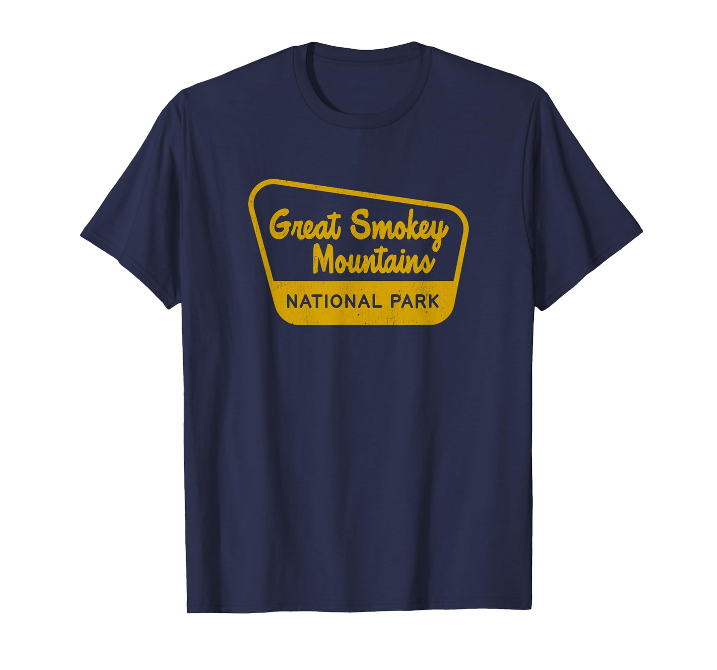 Great Smoky Mountains National Park Vintage Inspired Sign T-Shirt