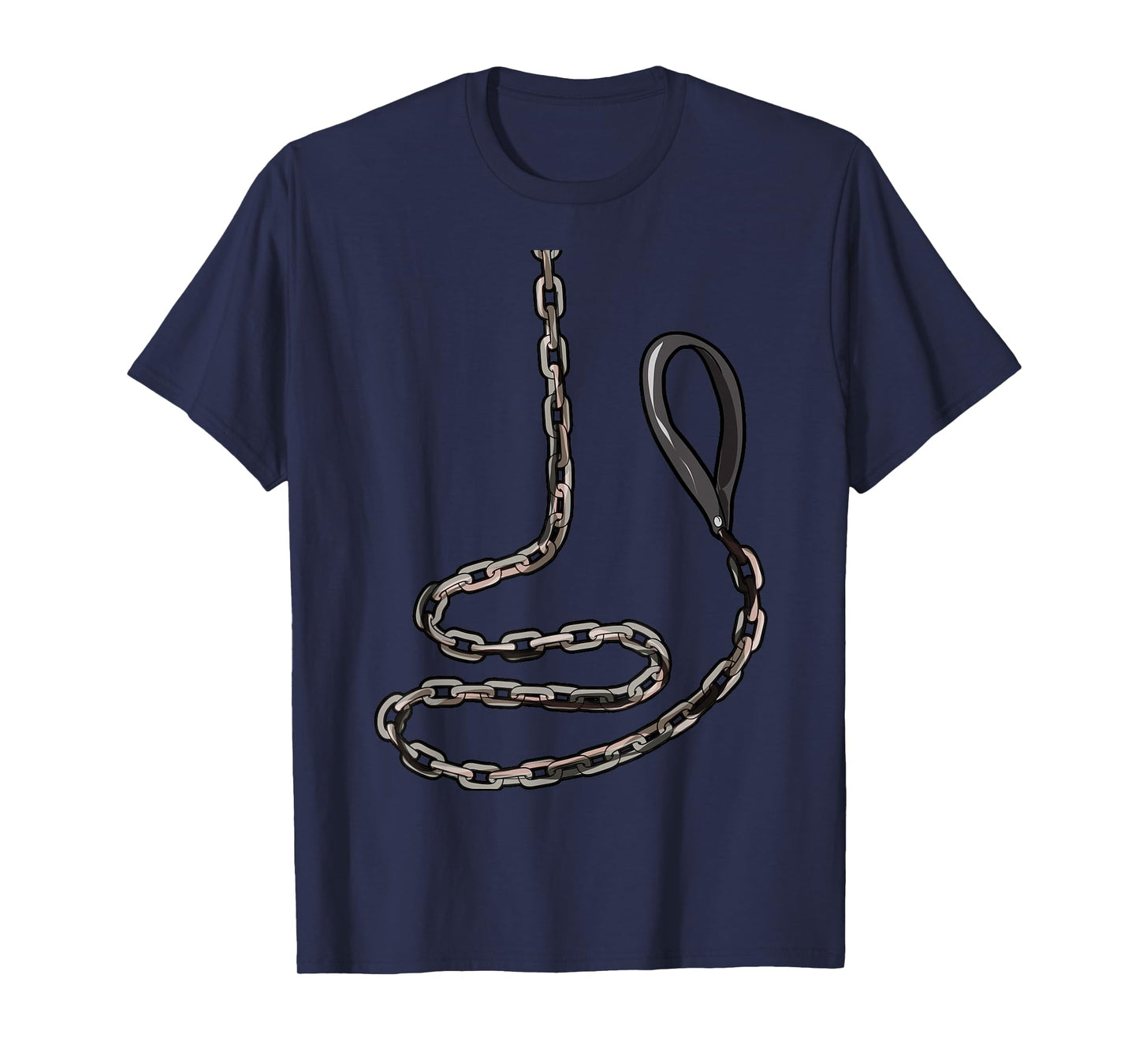 BDSM Collar Leash T-Shirt | Naughty Kinky Sub Slave Devotion T-Shirt
