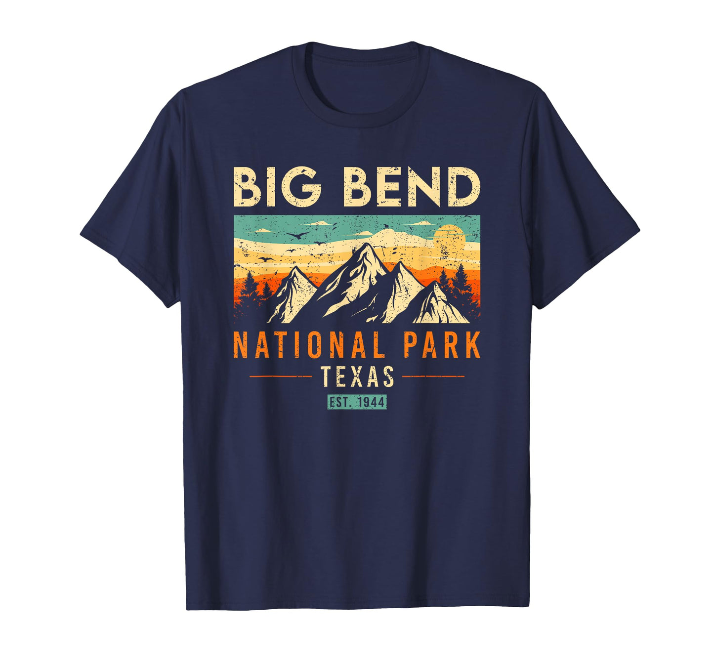 Big Bend Est. 1944 Vintage Retro Texas National Park T-Shirt