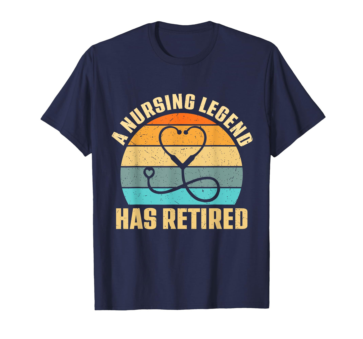 A Nursing Legend Has Retired Funny Retro Vintage Nurse Women T-Shirt
