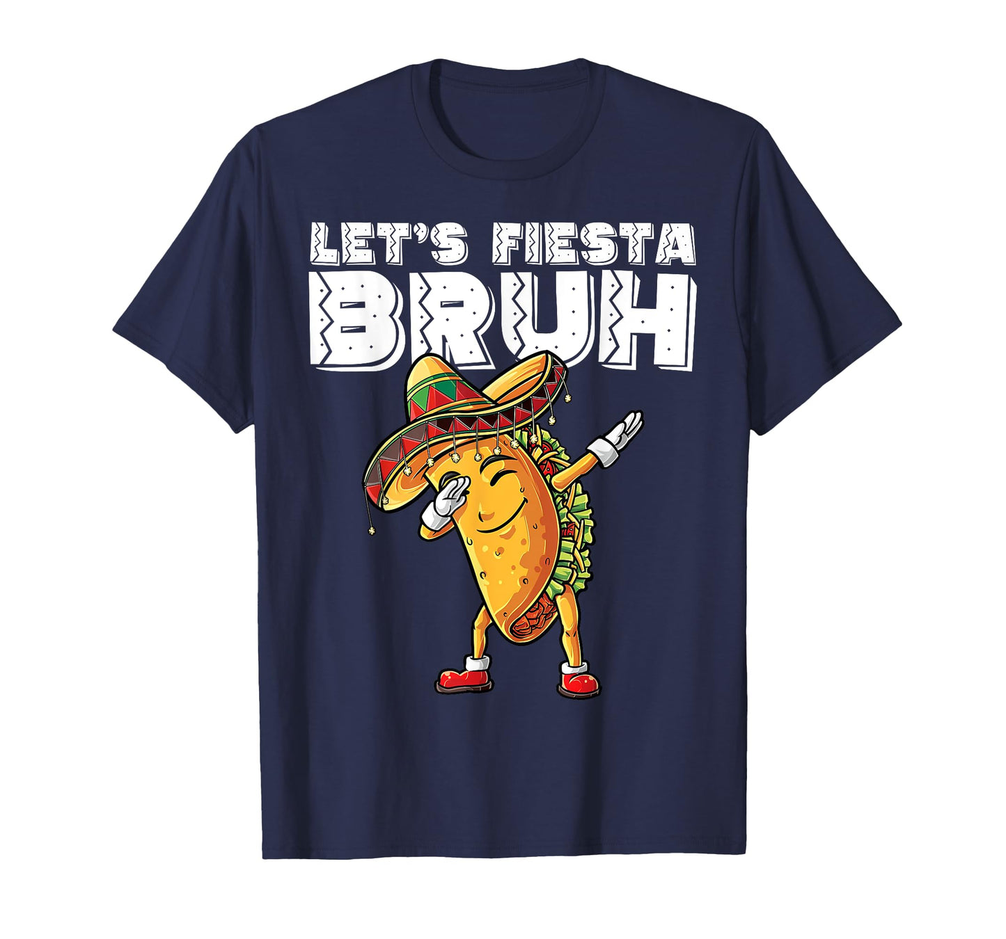 Dabbing Tacos Bruh Cinco De Mayo Fiesta Mexican Boy Teen Kid T-Shirt