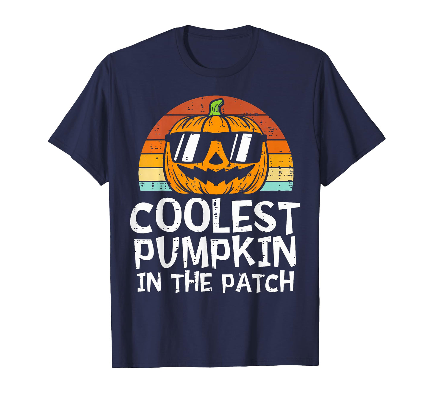 Coolest Pumpkin in The Patch Toddler Boys Halloween Kids T-Shirt