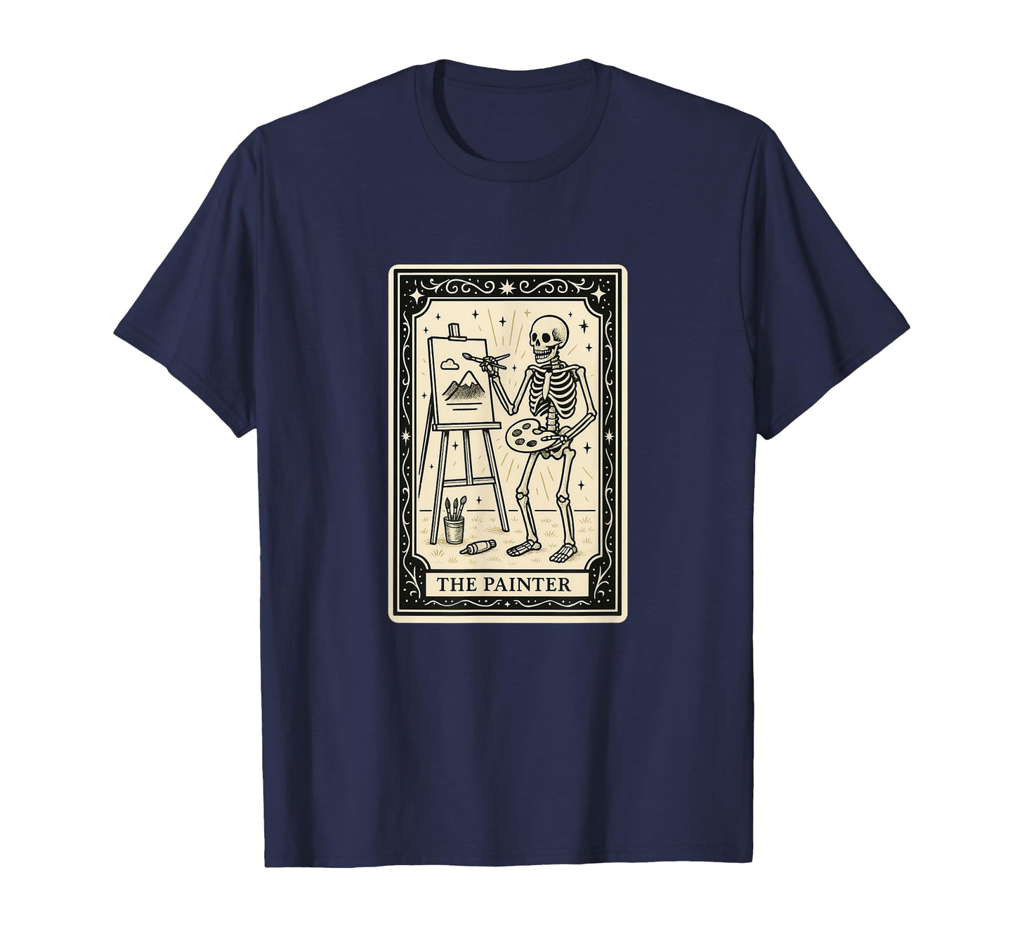 The Painter Tarot Card - Halloween Spooky Paint Art Artist T-Shirt