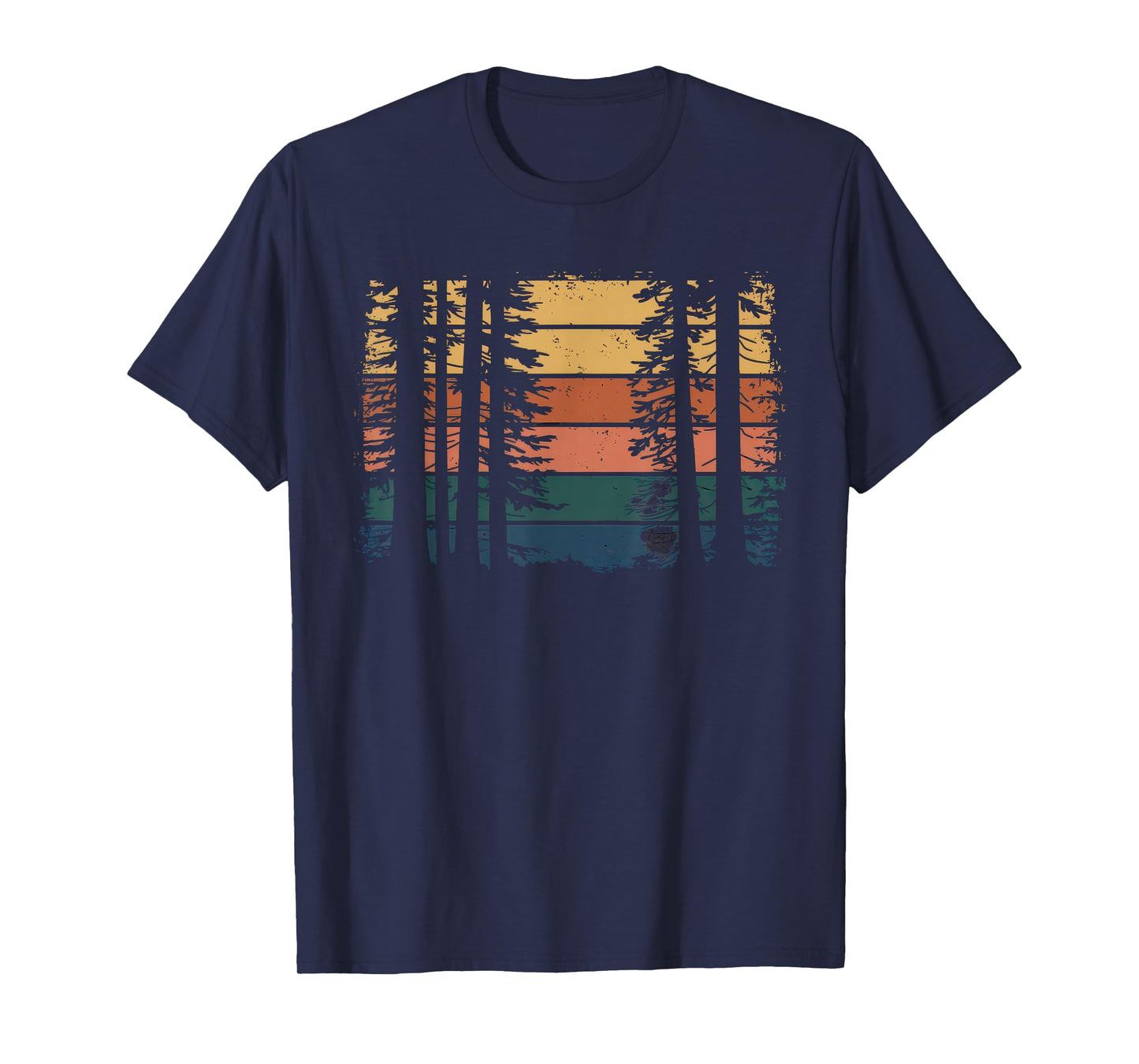 Trees Tshirt Wildlife Nature Vintage Forest Woods Outdoor T-Shirt