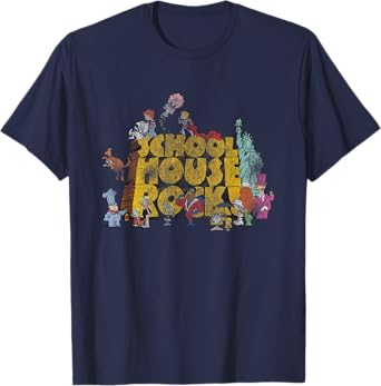 Ripple Junction x Schoolhouse Rock Classic Cartoon Show Logo T-Shirt