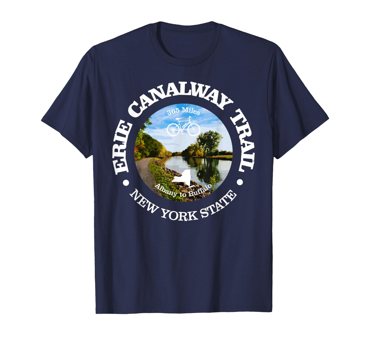 Erie Canalway Trail Cycling Erie Canalway Trail Nature T-Shirt