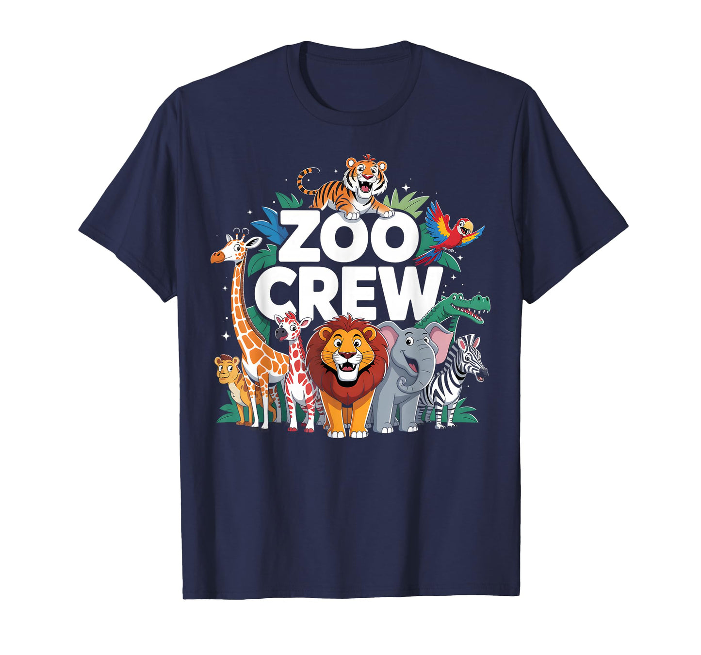 Zoo Crew Jungle Animal Lover Safari Wildlife Zoo Keeper T-Shirt