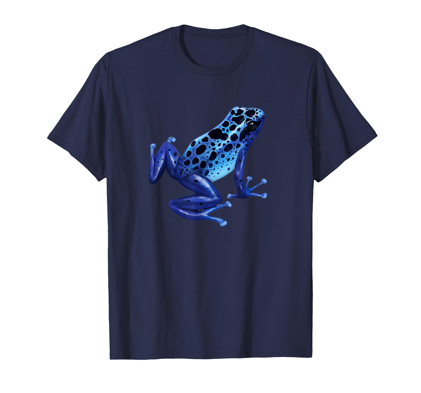 Blue Poison Dart Frog Tee Colorful Design Nature Lover T-Shirt
