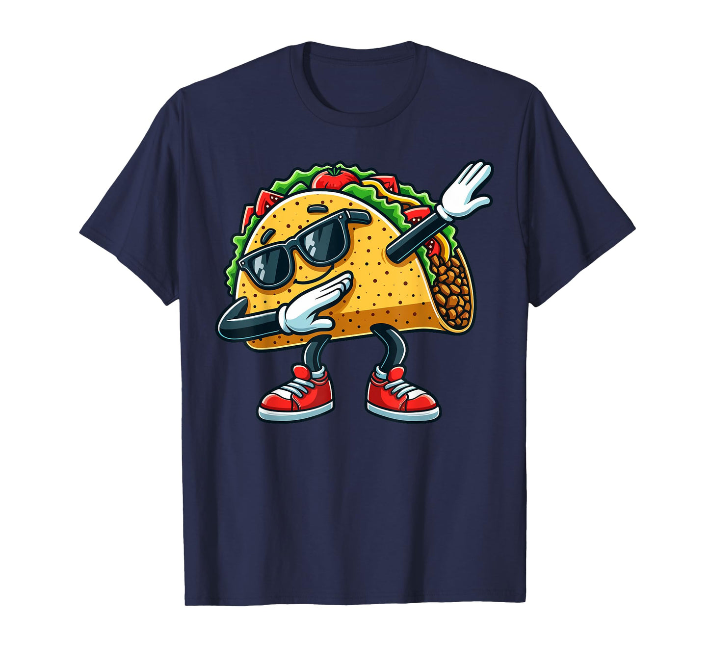 Dabbing Taco Cinco de Mayo - Funny Mexican Food Dab T-Shirt
