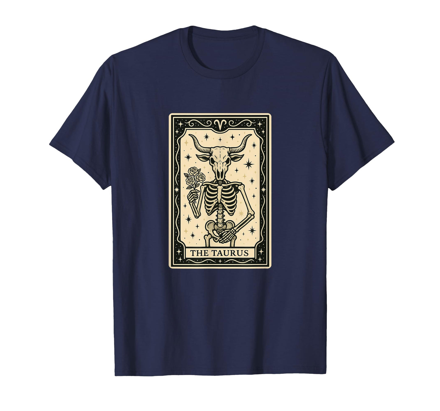 The Taurus Tarot Card - Halloween Spooky Gothic Witchy T-Shirt