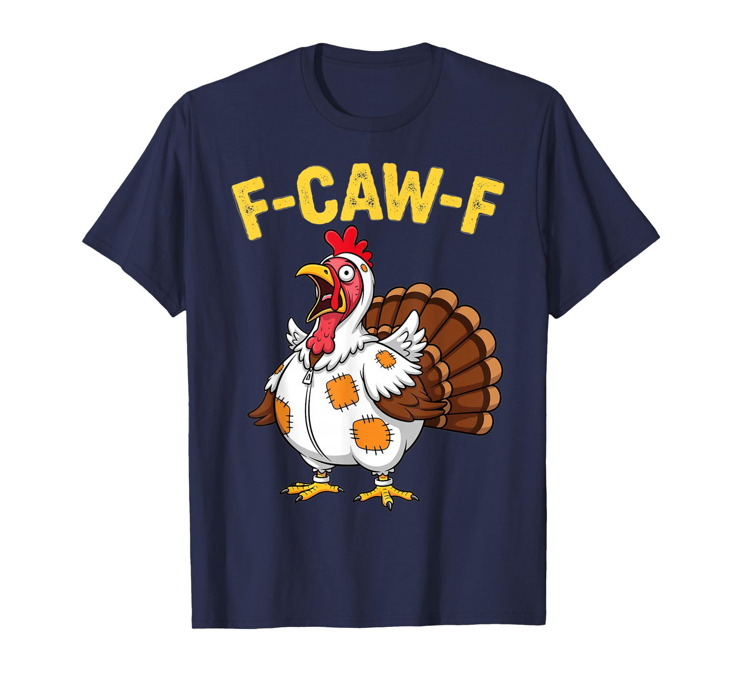 Thanksgiving Funny Chicken Dressed As Turkey Humor T-Shirt