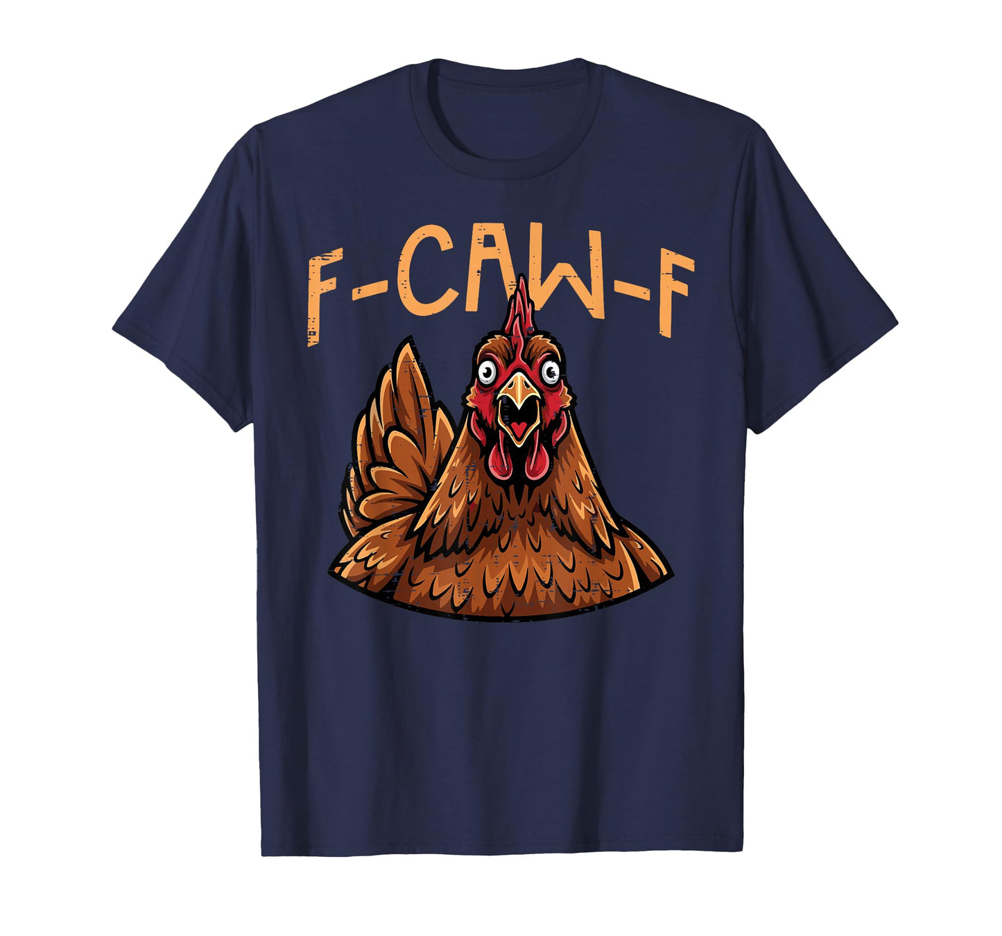 F-Caw-F FCAWF Rooster Meme Chicken Funny Kids Youth Teen Men T-Shirt