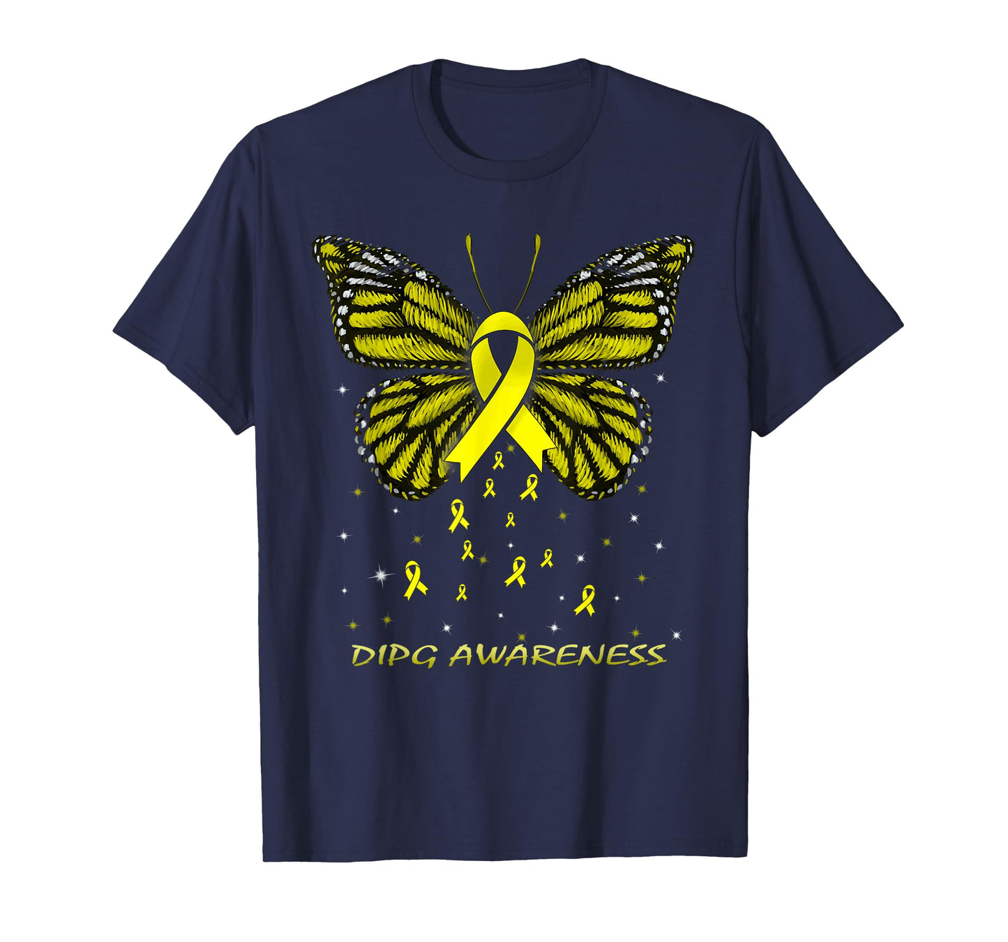 DIPG Awareness Butterfly T-Shirt