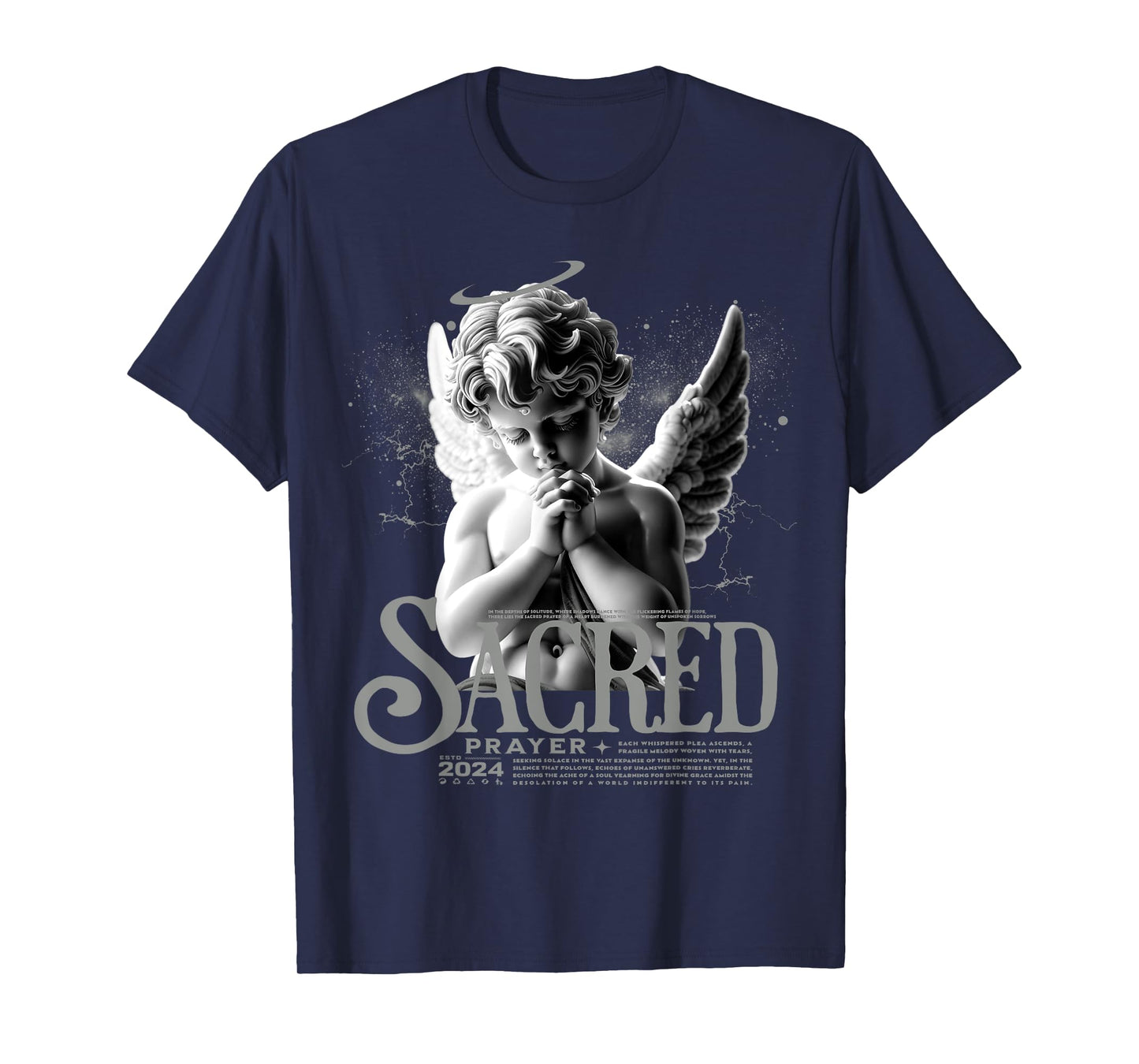 Angelus Prayer Retro Wet Cement 4s Matching Tee Men Women T-Shirt