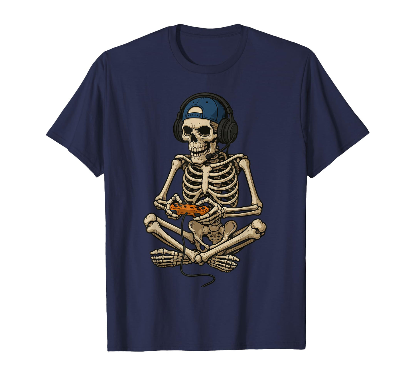Halloween Skeleton Gamer T-Shirt